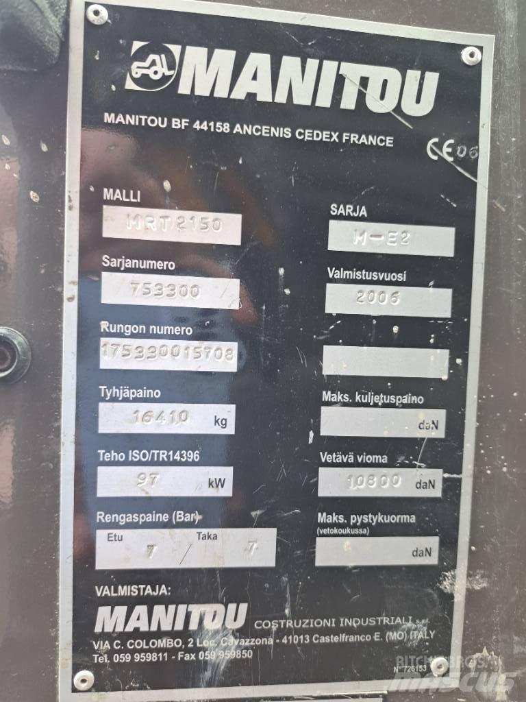 Manitou MRT 2150 Sollevatori telescopici