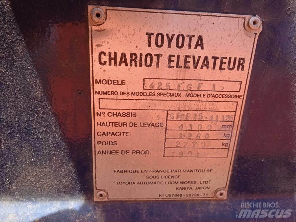 Toyota 42-5FGF15 Carrelli elevatori GPL