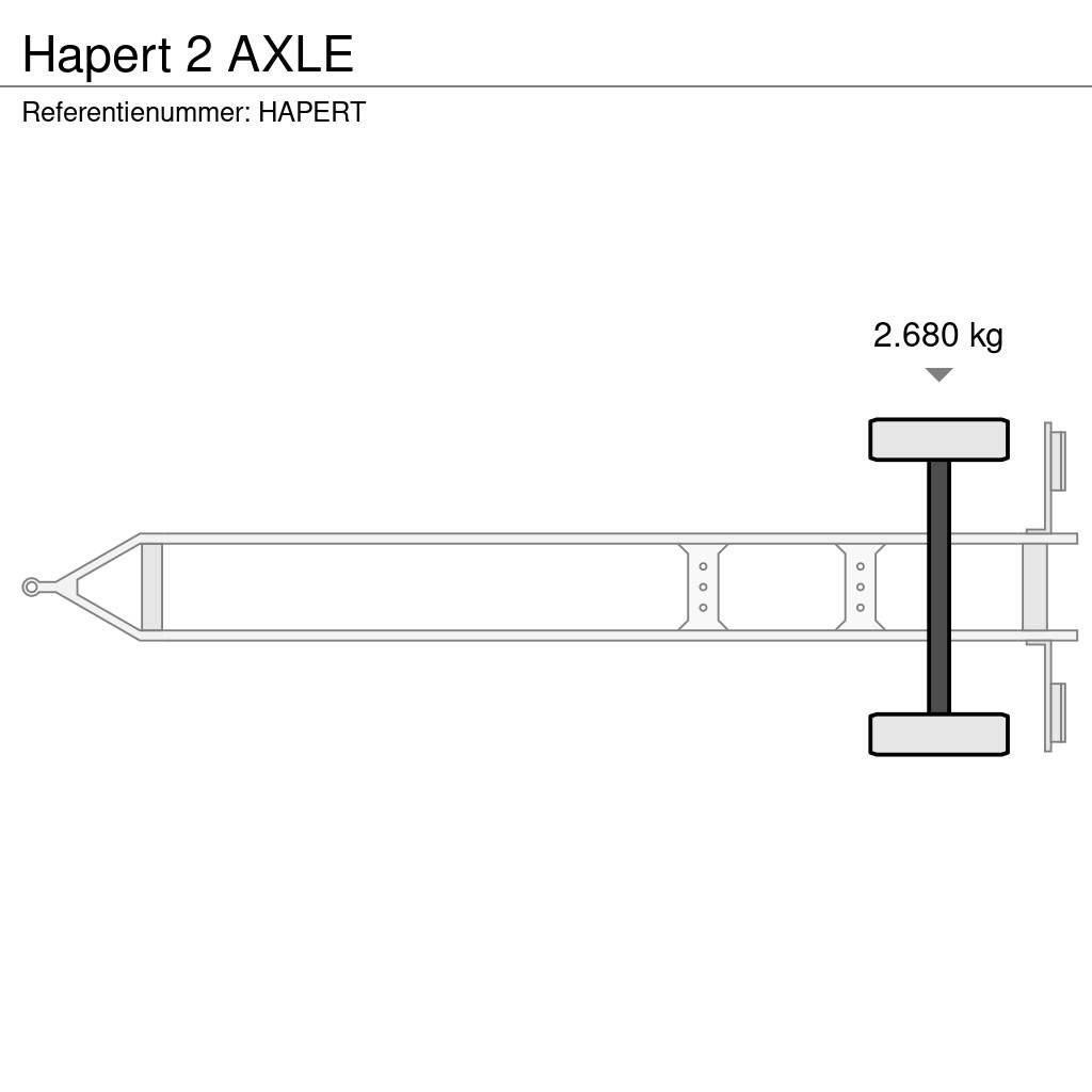Hapert 2 AXLE Rimorchi centinati