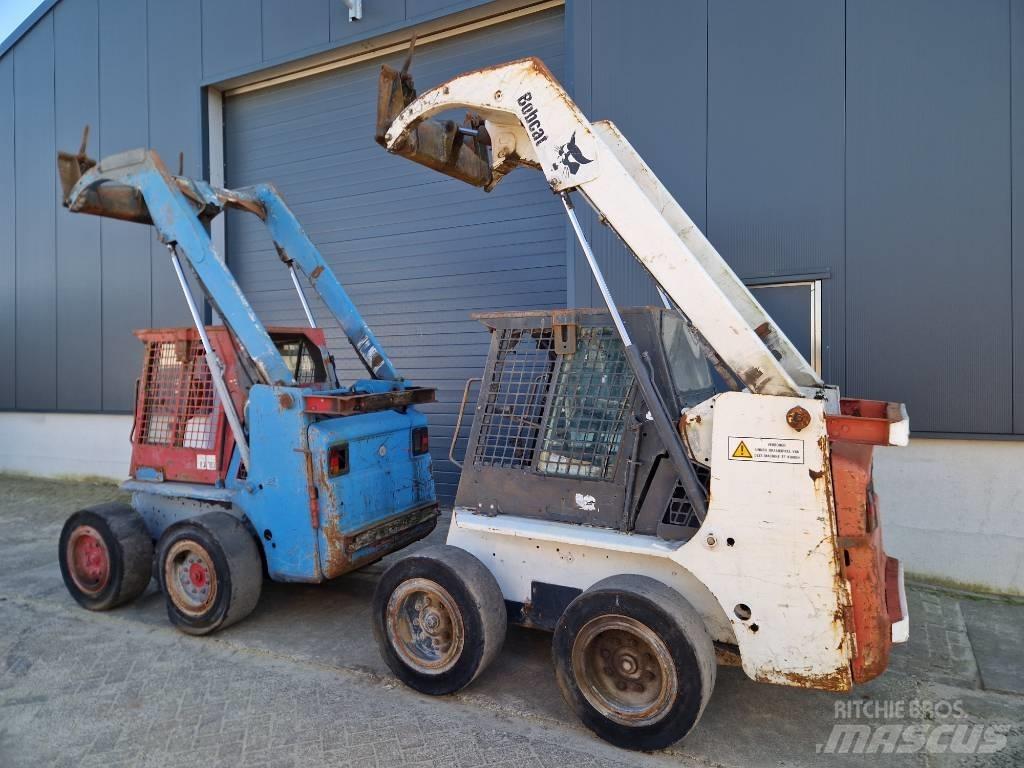 Bobcat 763 H.  2x Mini Pale Gommate