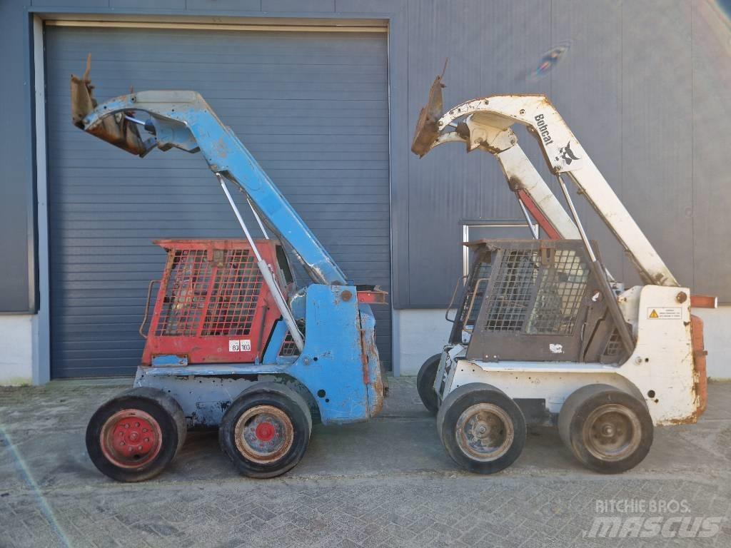 Bobcat 763 H.  2x Mini Pale Gommate