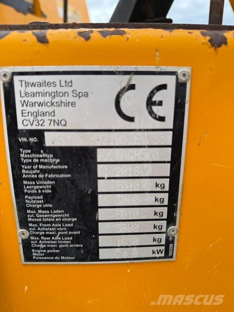 Thwaites 3 ton Mini dumper