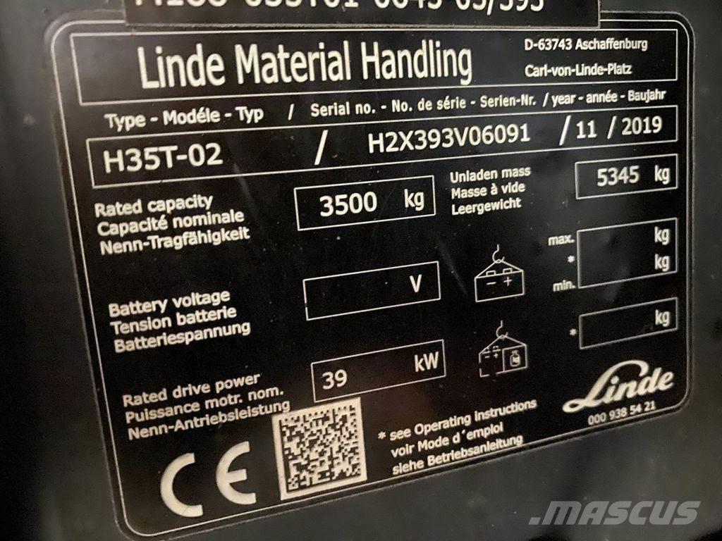 Linde H35T-02 Carrelli elevatori GPL