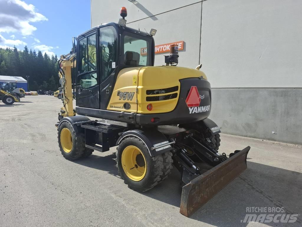 Yanmar B 95 W Escavatori gommati