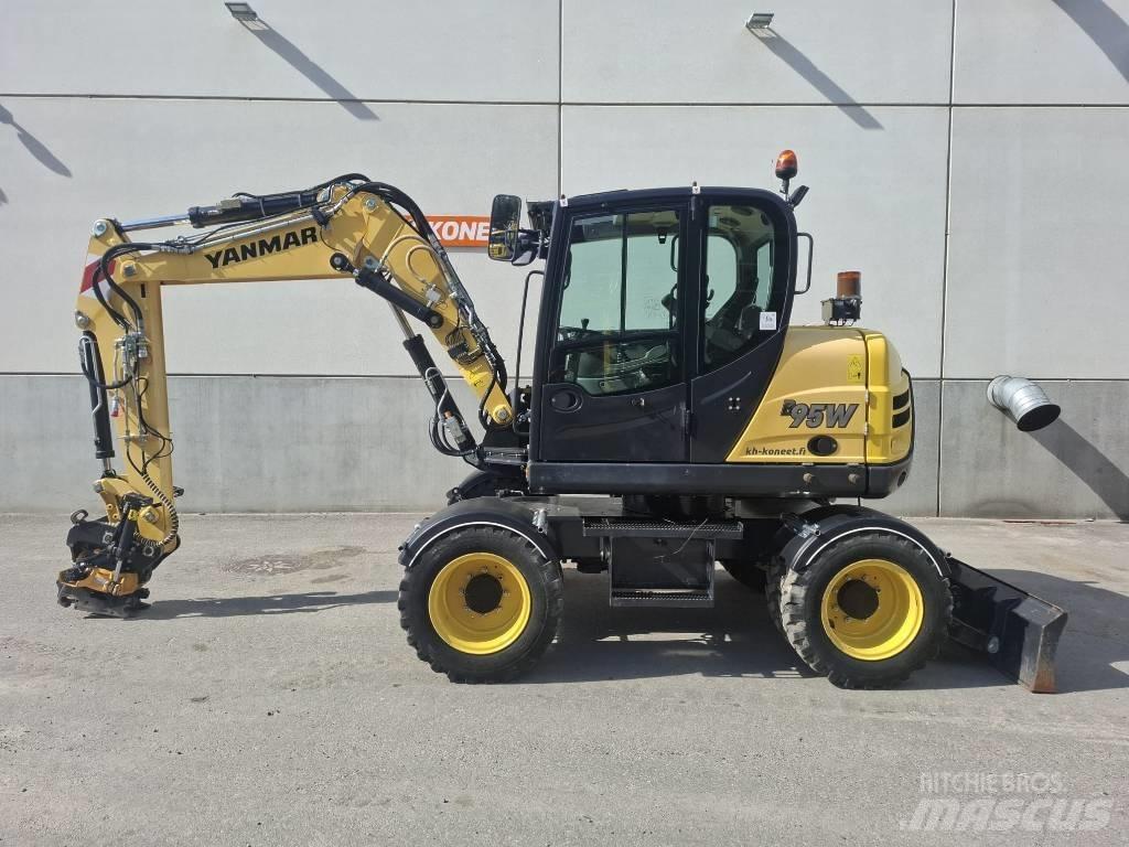 Yanmar B 95 W Escavatori gommati