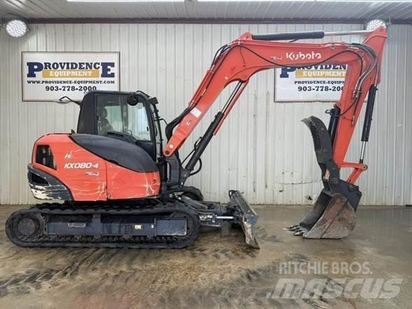 Kubota KX080-4 Escavatori cingolati