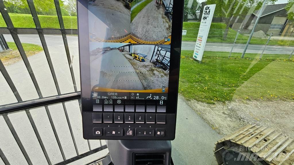CASE CX250E Movimentazione rifiuti