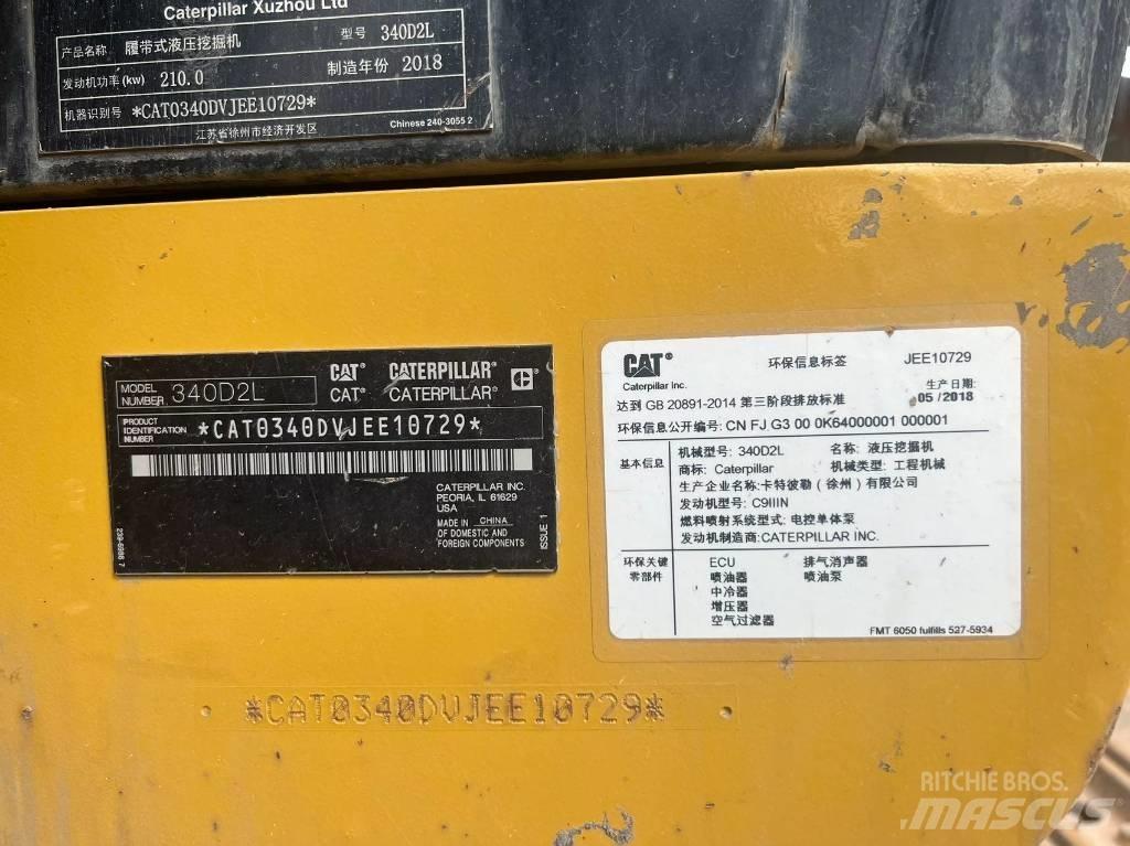 CAT 340D2L Escavatori cingolati