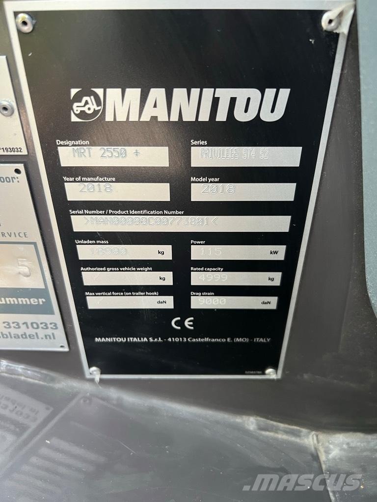 Manitou Mrt 2550 Sollevatori telescopici