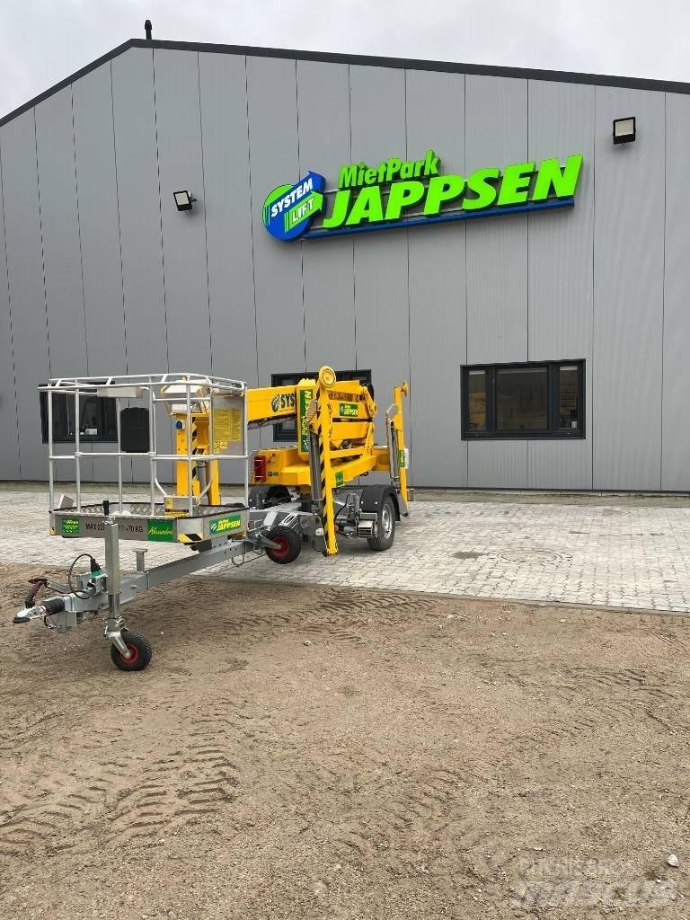 Ommelift 1500 EXB Piattaforme aeree su rimorchio