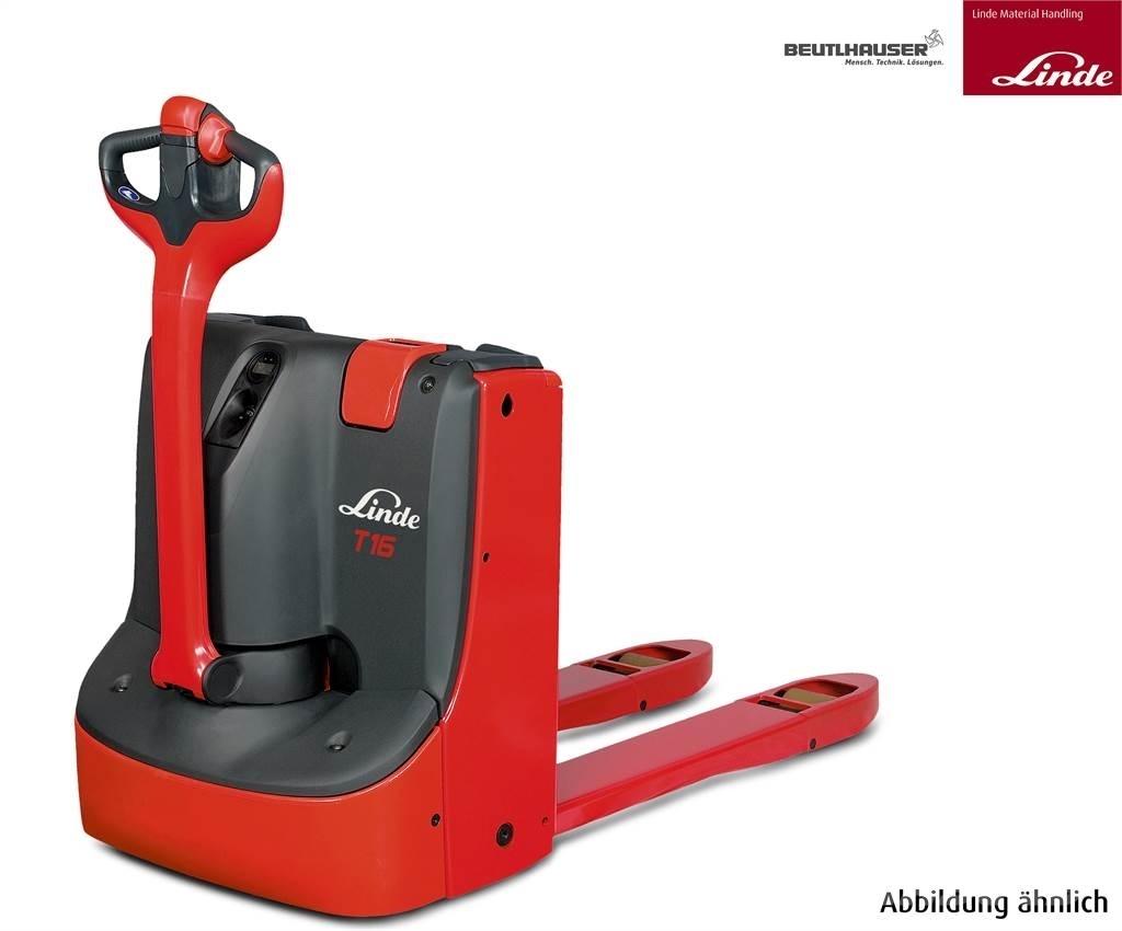 Linde T16 Transpallet uomo a terra