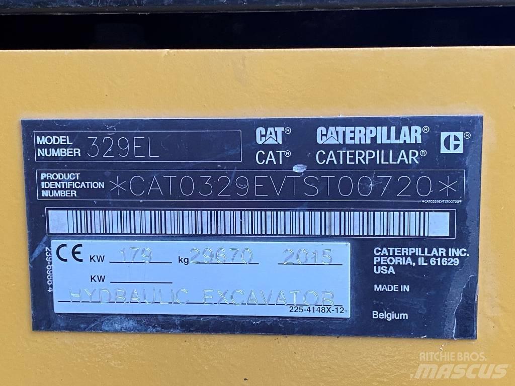 CAT 329 EL Escavatori cingolati