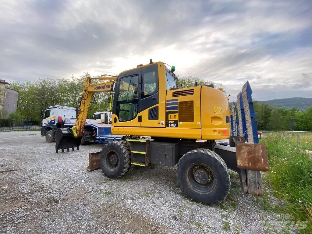 Komatsu PW 148 Escavatori gommati
