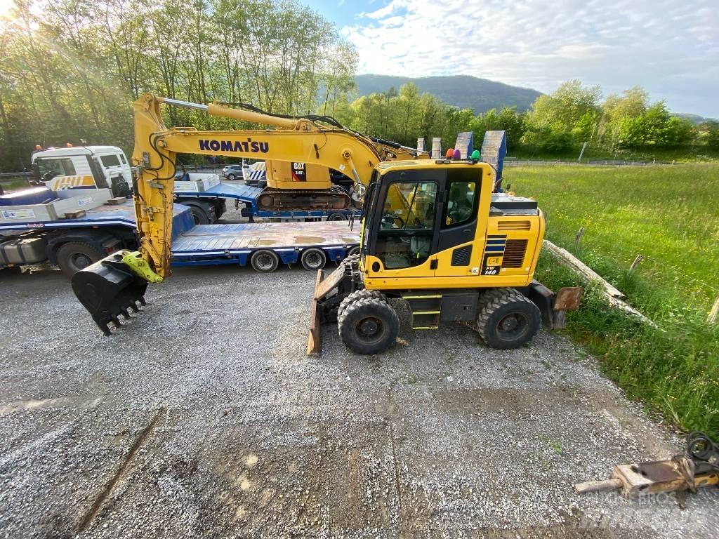 Komatsu PW 148 Escavatori gommati