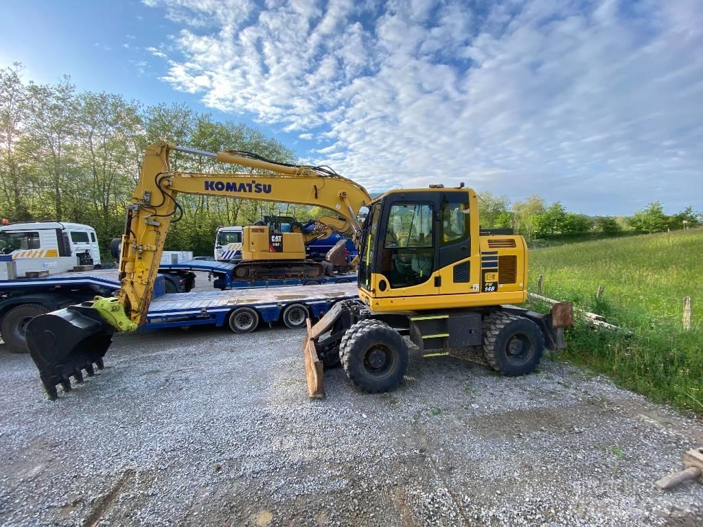 Komatsu PW 148 Escavatori gommati