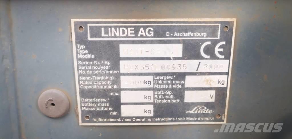Linde H40T-01 Carrelli elevatori GPL