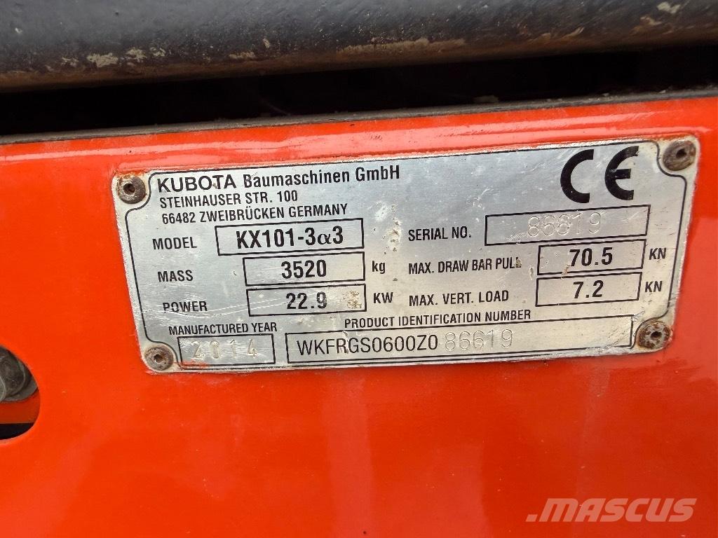 Kubota KX 101-3 A 2 Miniescavatori