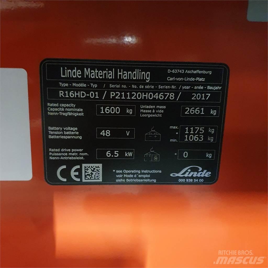Linde R16HD Carrello retrattile