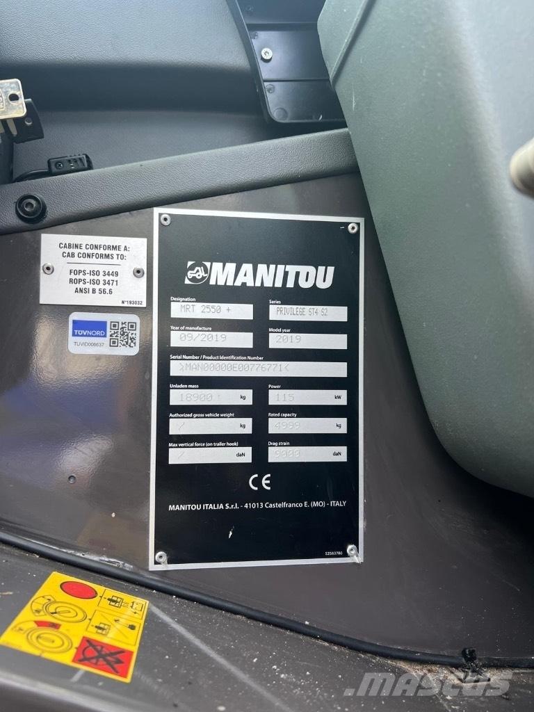 Manitou MRT 2550 Sollevatori telescopici