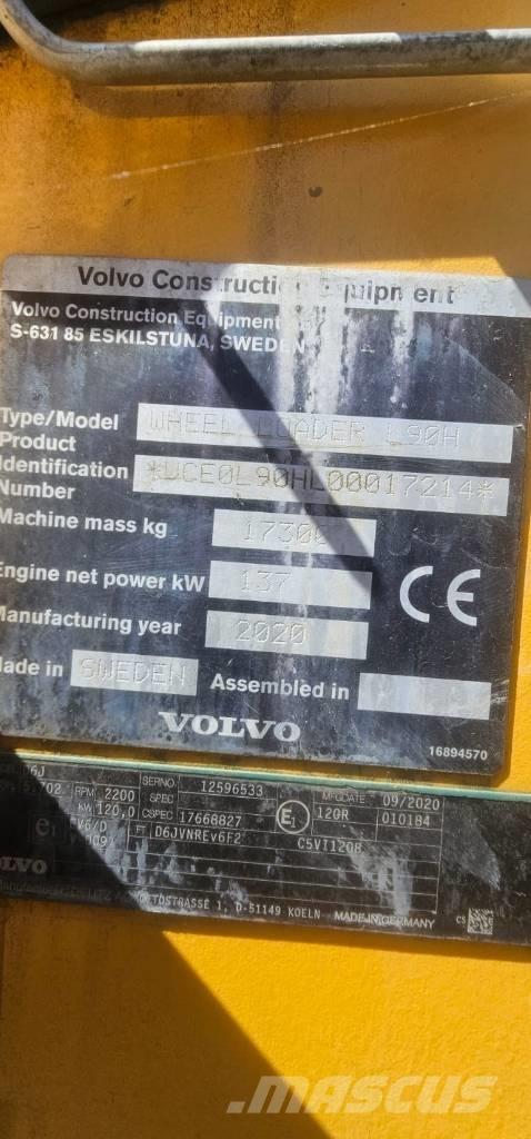 Volvo L 90 H Pale gommate