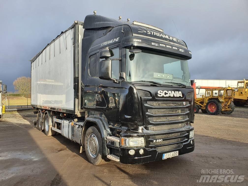Scania R 490 Autocarri per segatura e cippato