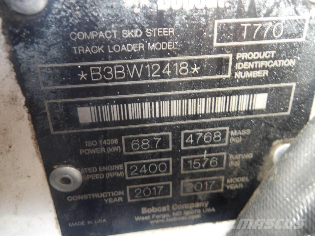 Bobcat T 770 Pale cingolate