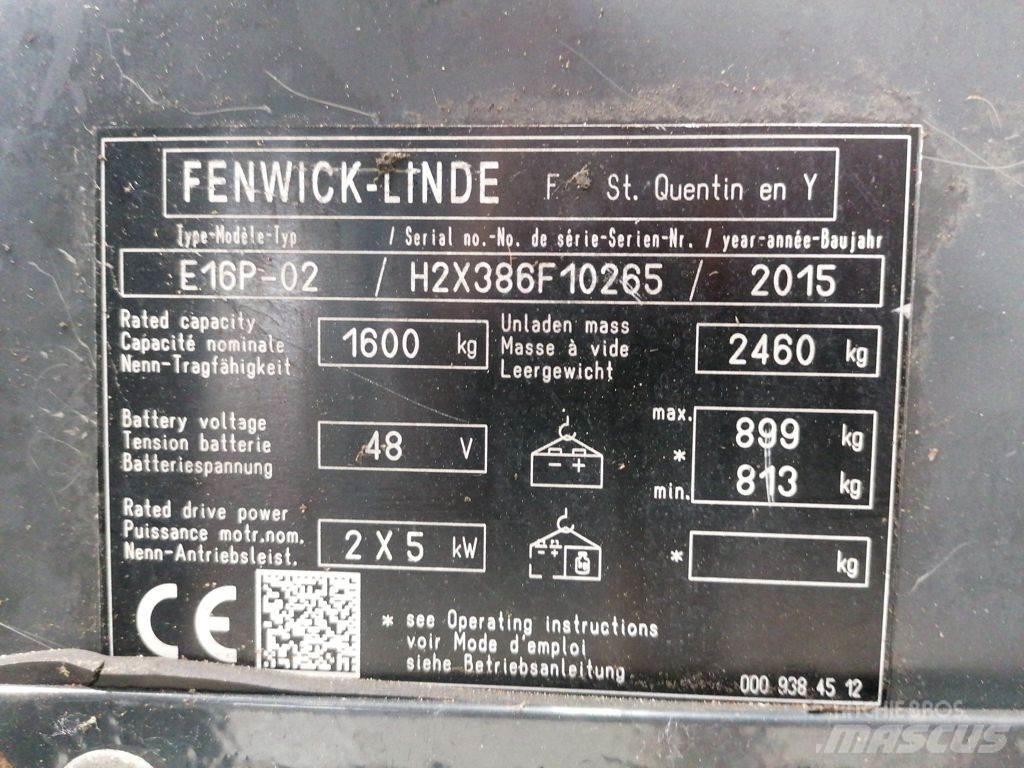 Linde E16P-02 Carrelli elevatori elettrici