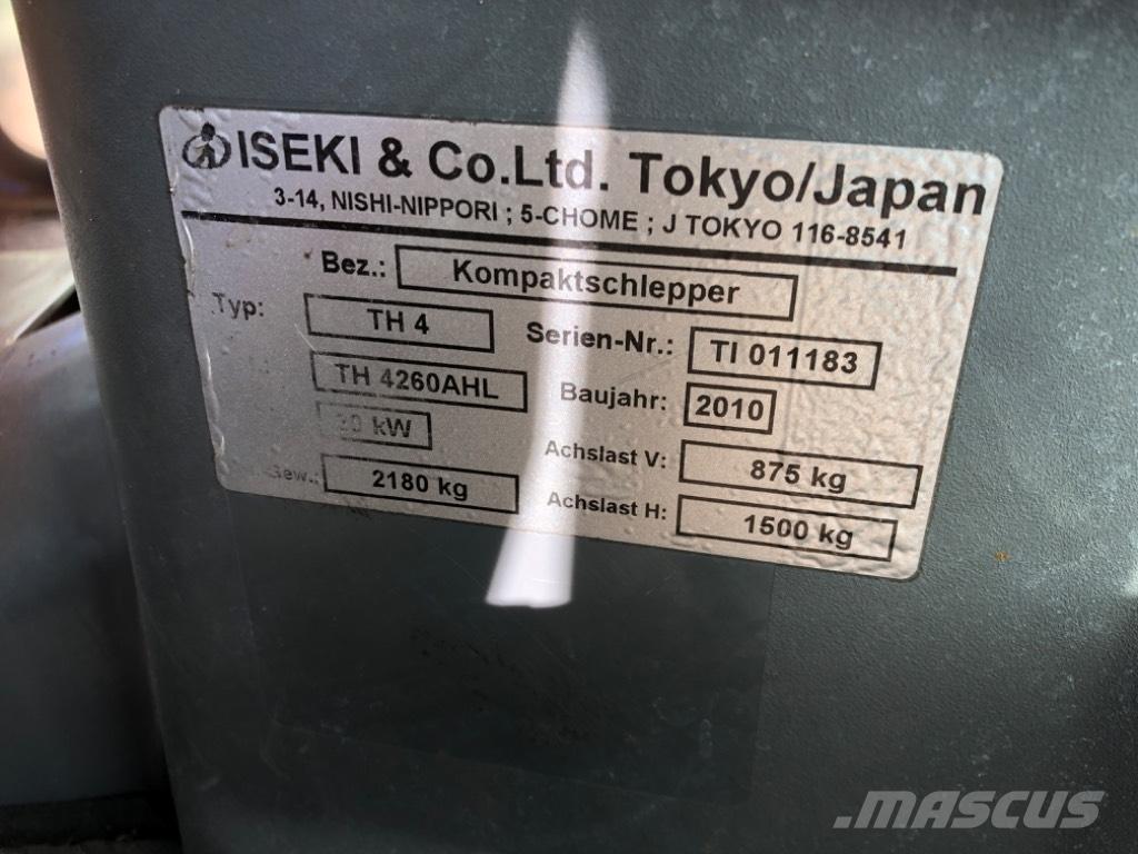 Iseki TH 4260 AHL Trattori compatti
