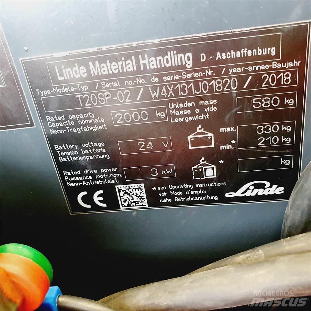 Linde T20SP kurz Transpallet manuale