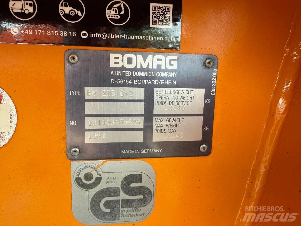 Bomag BW 213 D-2 Rulli monotamburo