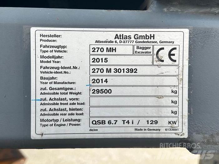 Atlas 270MH Movimentazione rifiuti