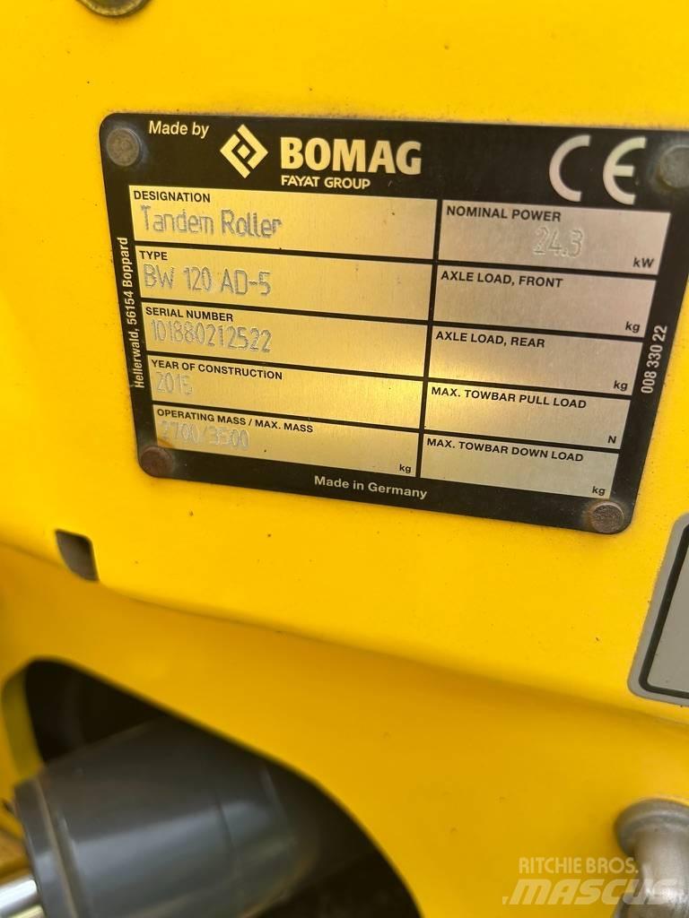 Bomag BW 120 AD-5 Rulli a doppio tamburo