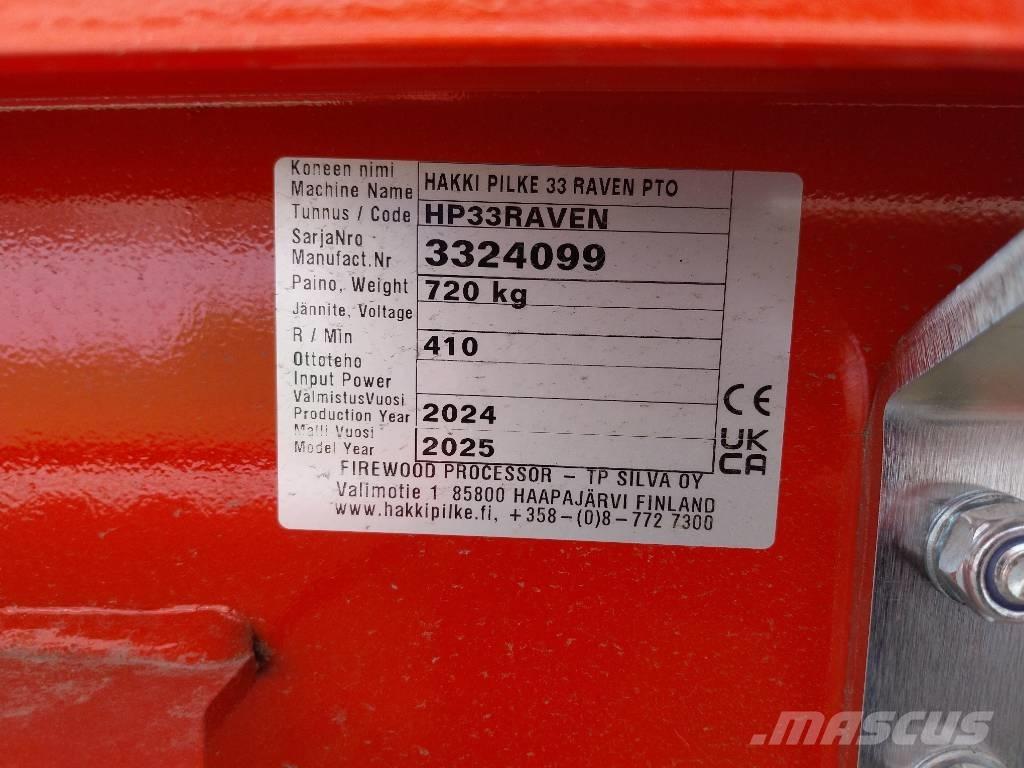 Hakki Pilke Raven 33 Segatronchi e spaccalegna