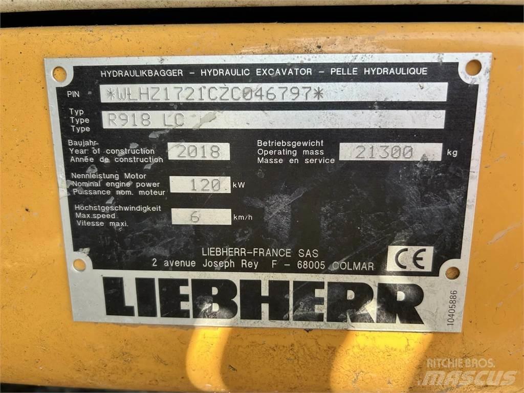 Liebherr R918 LC Escavatori cingolati