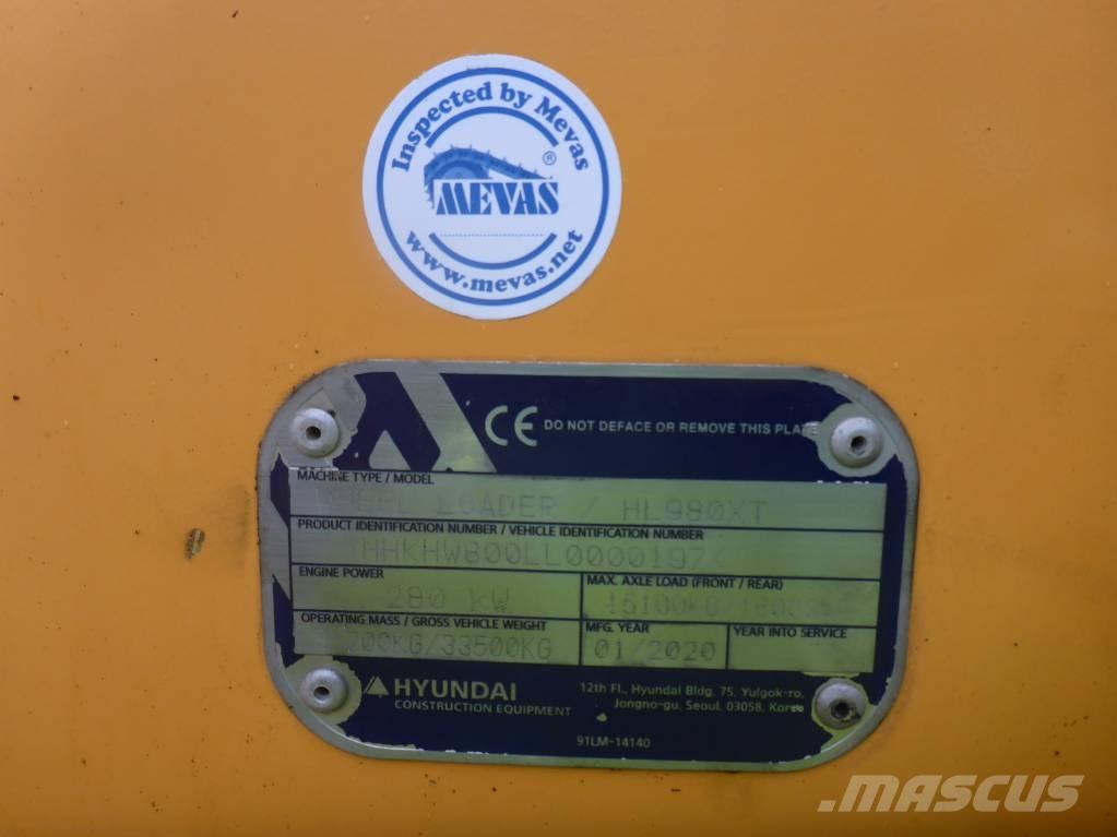 Hyundai HL 980 Pale gommate