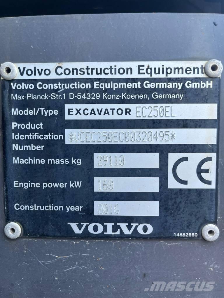 Volvo EC 250 E Escavatori cingolati