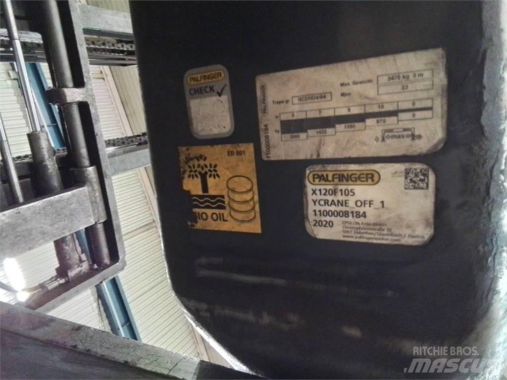 Palfinger X120f105 Gru per esbosco