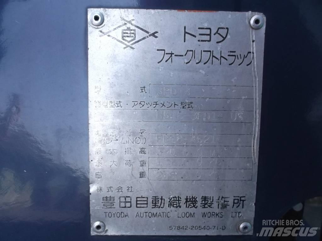 Toyota 3 FD 14 Carrelli elevatori diesel