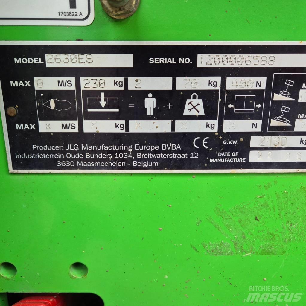 JLG 2630 ES Piattaforme a pantografo