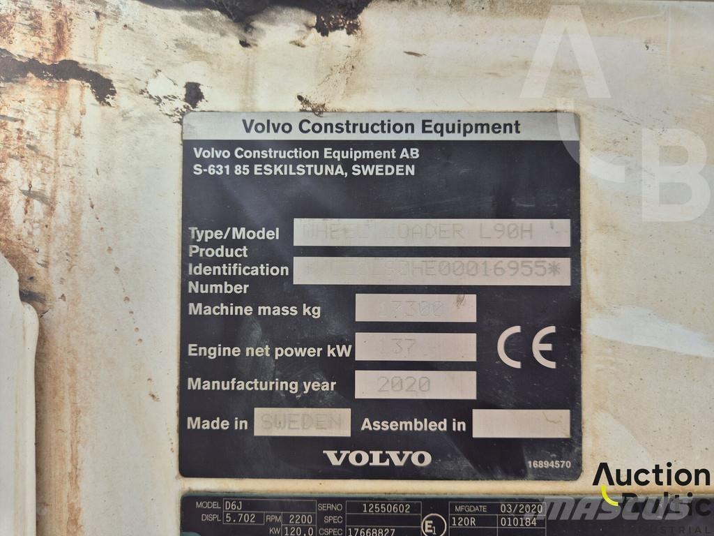 Volvo L 90 Pale gommate