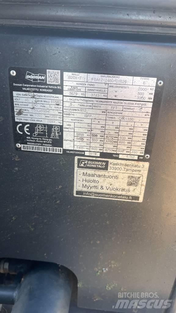 Doosan B20X-7 Carrelli elevatori elettrici