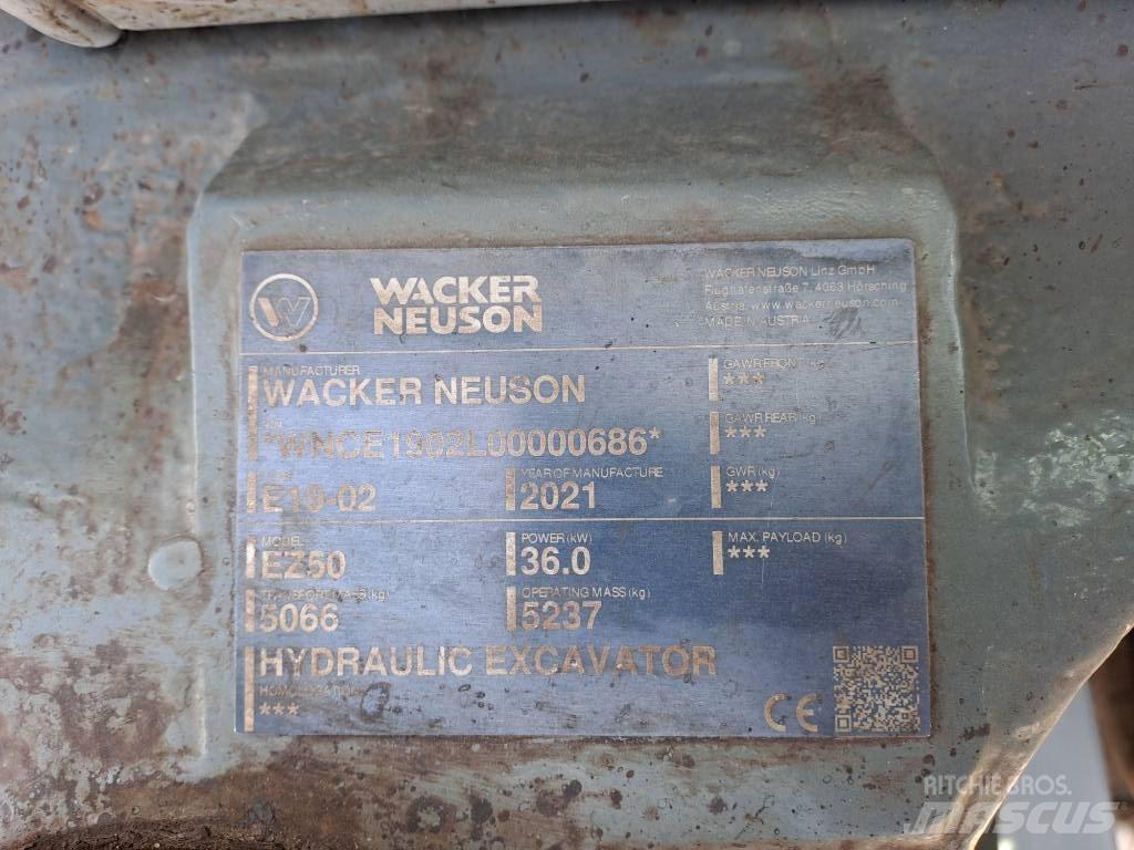 Wacker Neuson EZ50 Escavatori cingolati