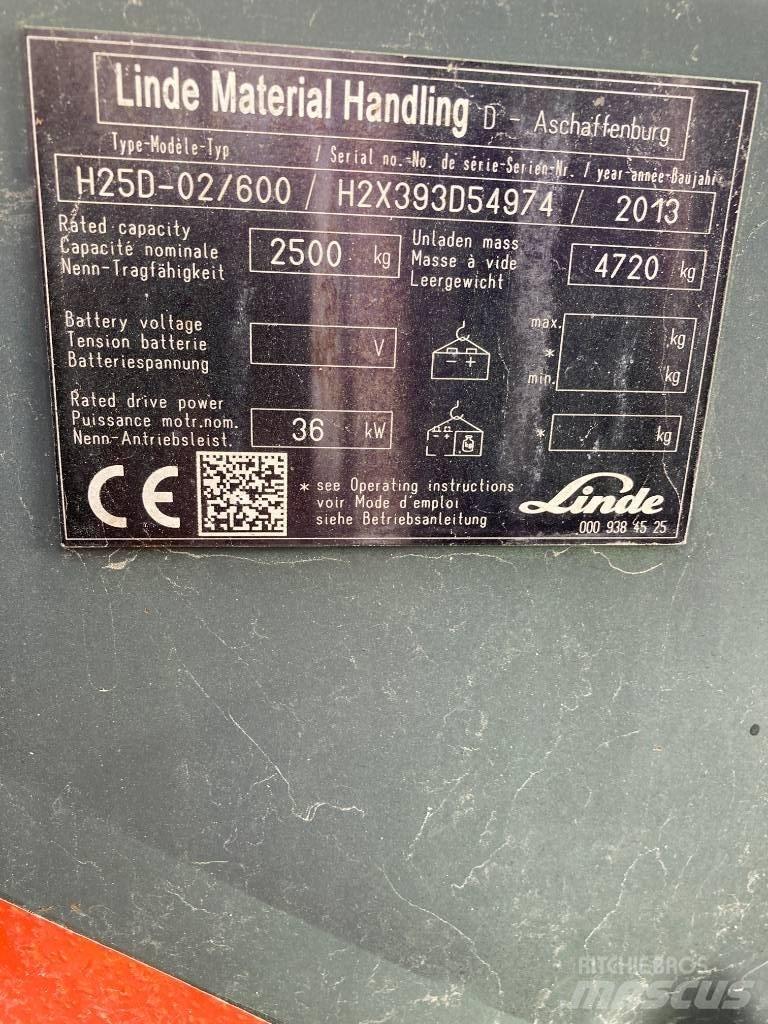 Linde H25D/600/393 Carrelli elevatori diesel