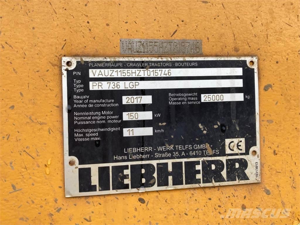 Liebherr PR736 LGP Dozer cingolati