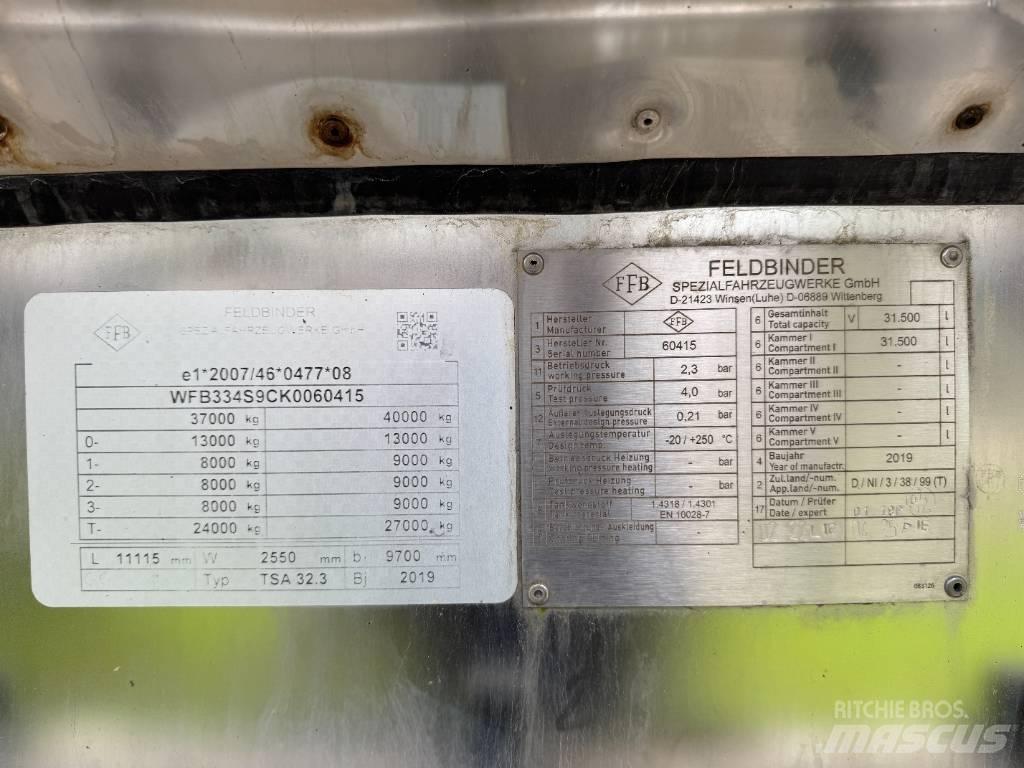 Feldbinder TSA 32.3 Rimorchi cisterna