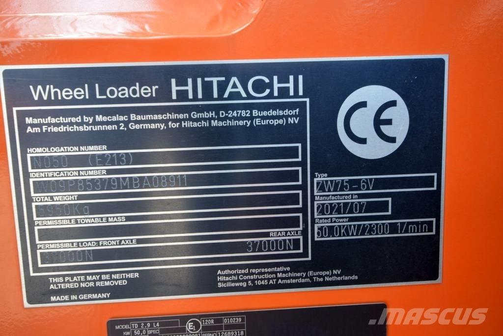 Hitachi ZW 75-6 Pale gommate
