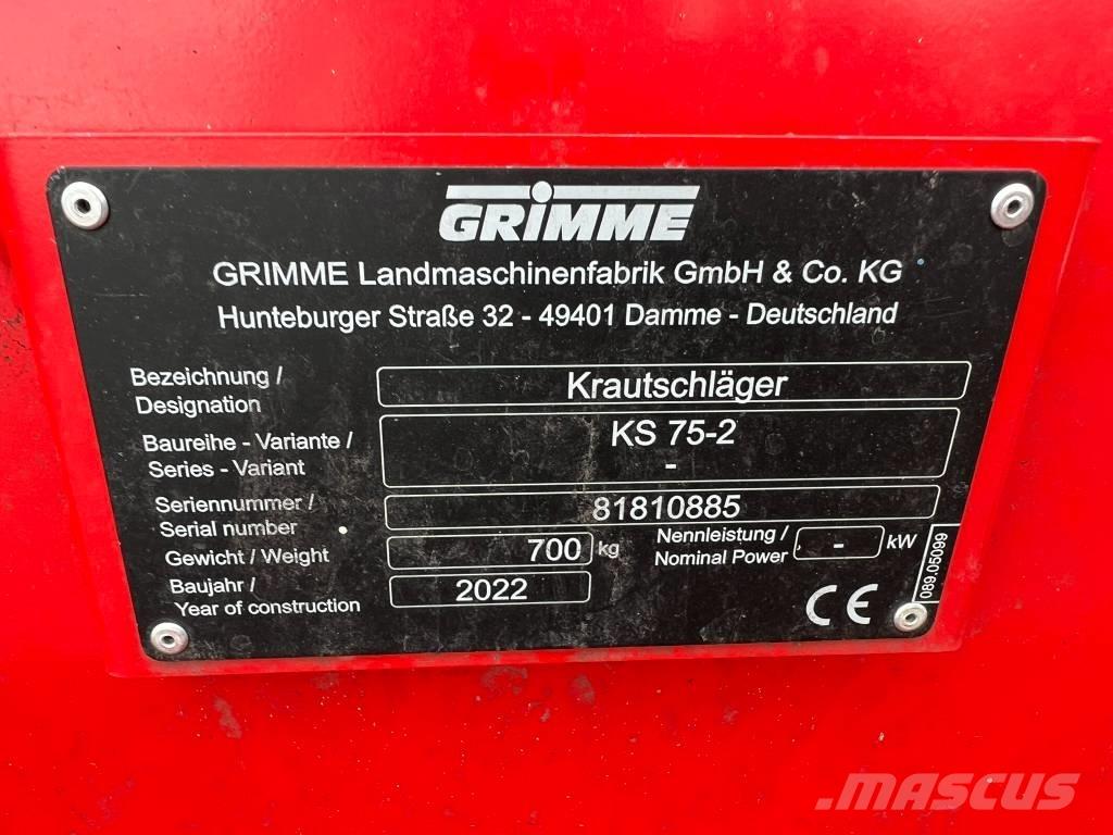 Grimme KS 75-2 Cespo scolletatori