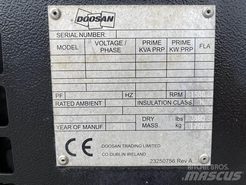Doosan G 40 Generatori diesel
