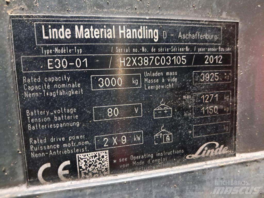 Linde E30-01 Carrelli elevatori elettrici