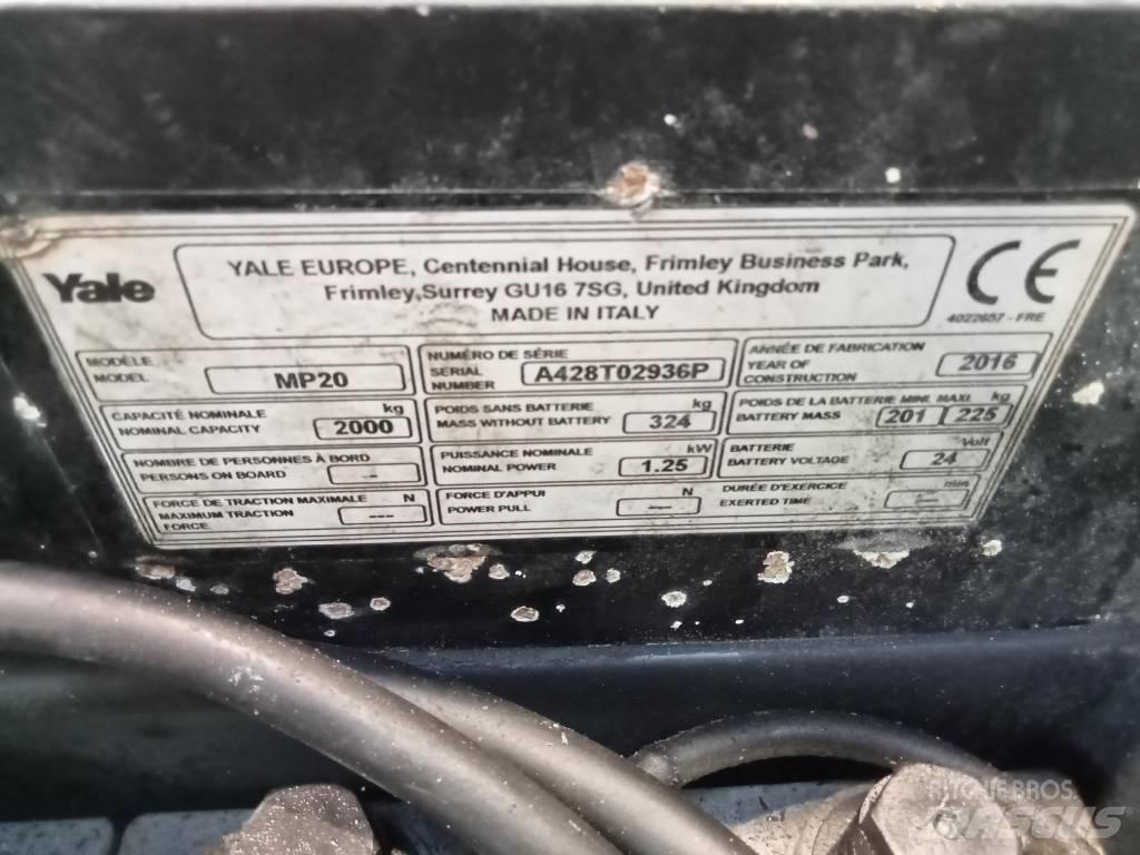 Yale MP20AC Transpallet manuale